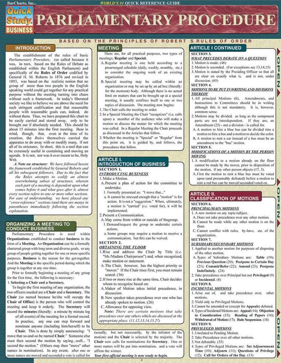 Parliamentary Procedure - cover