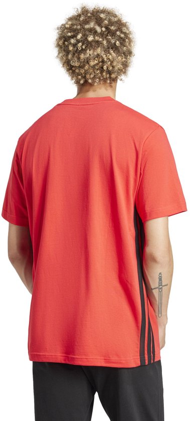 ADIDAS - m 3s sj t - T-shirt sportcasual km homme - Rouge