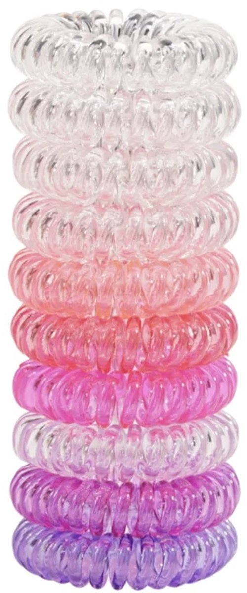 Haarelastiekjes - invisibobble - 10 stuks - tegen beschadiging van je haar - haar accessoires
