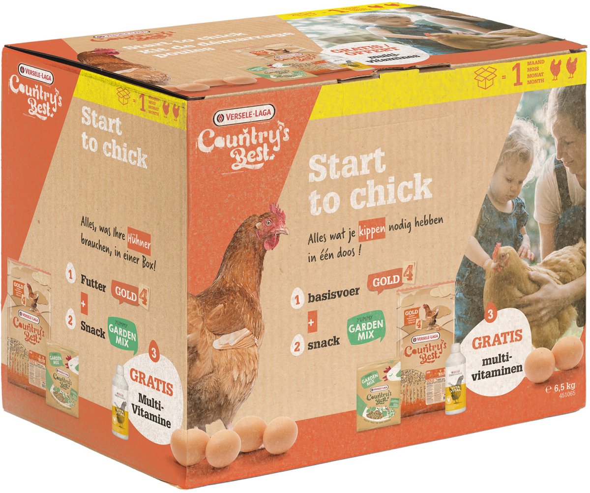 Versele-Laga Country`s Best Start To Chick Kippen Box - Voer - per stuk