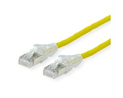 DÄTWYLER Patchkabel Kat.6A (Class EA) S/FTP, CU 7702 flex LSOH, AMP v2, gelb, 10 m