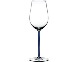 Riedel Fatto A Mano Riesling / Zinfandel, rode wijnglas, wijnglas, hoogwaardig glas, donkerblauw, 395 ml, 4900/15D