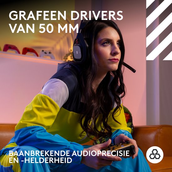Logitech G Astro A50 Lightspeed - Draadloze Gaming Headset - PlayStation, PC, Nintendo Switch, Xbox - Zwart