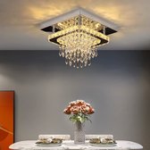 Kristallen - Plafondlamp - LED - Kristallen - Chroom Kroonluchter - Warm Wit - Hanger - Verlichting - Hal - Keuken - Slaapkamer - Woonkamer
