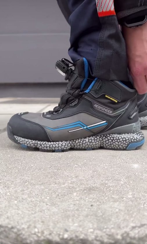 MANHATTAN Chaussures de travail Hautes S3 - Chaussures de sécurité - Cuir Nubuck - Imperméables - Embout Aluminium