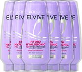 L'Oréal Paris Elvive Hydra Hyaluronic Conditioner - Voor verzwakt, futloos haar - 10x meer hydratatie - 6x200 ml