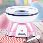 Gadgy Suikerspinmachine Retro Roze, met 10 Stokjes en Maatlepel - Suikerspinmakers - Snoep - Kinderfeestje - Suikerspin Suiker - Cotton Candy