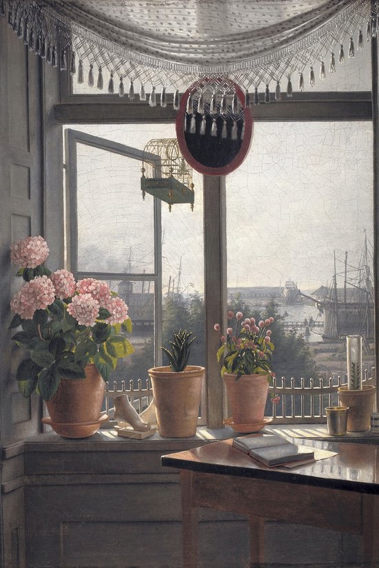 Martinus Rørbye - Vue depuis la fenêtre de l'artiste - Vue depuis la fenêtre de l'artiste - 3:2