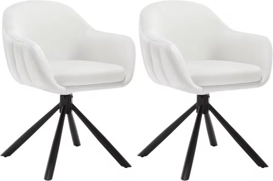buybyroom Set van 4 eetkamerstoelen, stoel met