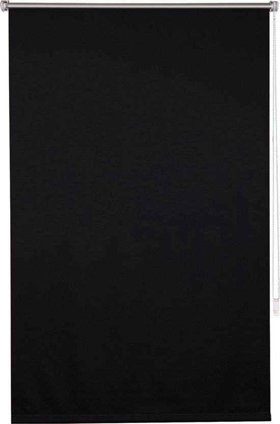 Store enrouleur occultant de Luxe Bolt Edge - Zwart - 80x160cm - Isolant - Convient pour un montage avec ou sans Embouts