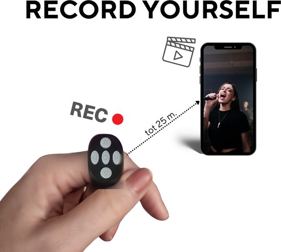TELESIN Fun Shot Magnetische Telefoon Camera Grip voor iPhone & Android TELESIN Fun Shot Magnetische Telefoon Camera Grip voor iPhone & Android