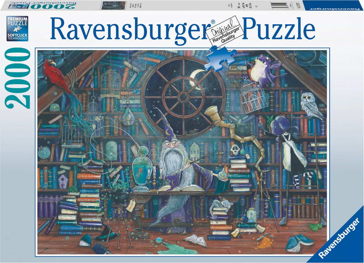 Ravensburger puzzel Merlin - 2000 stukjes legpuzzel kunst.