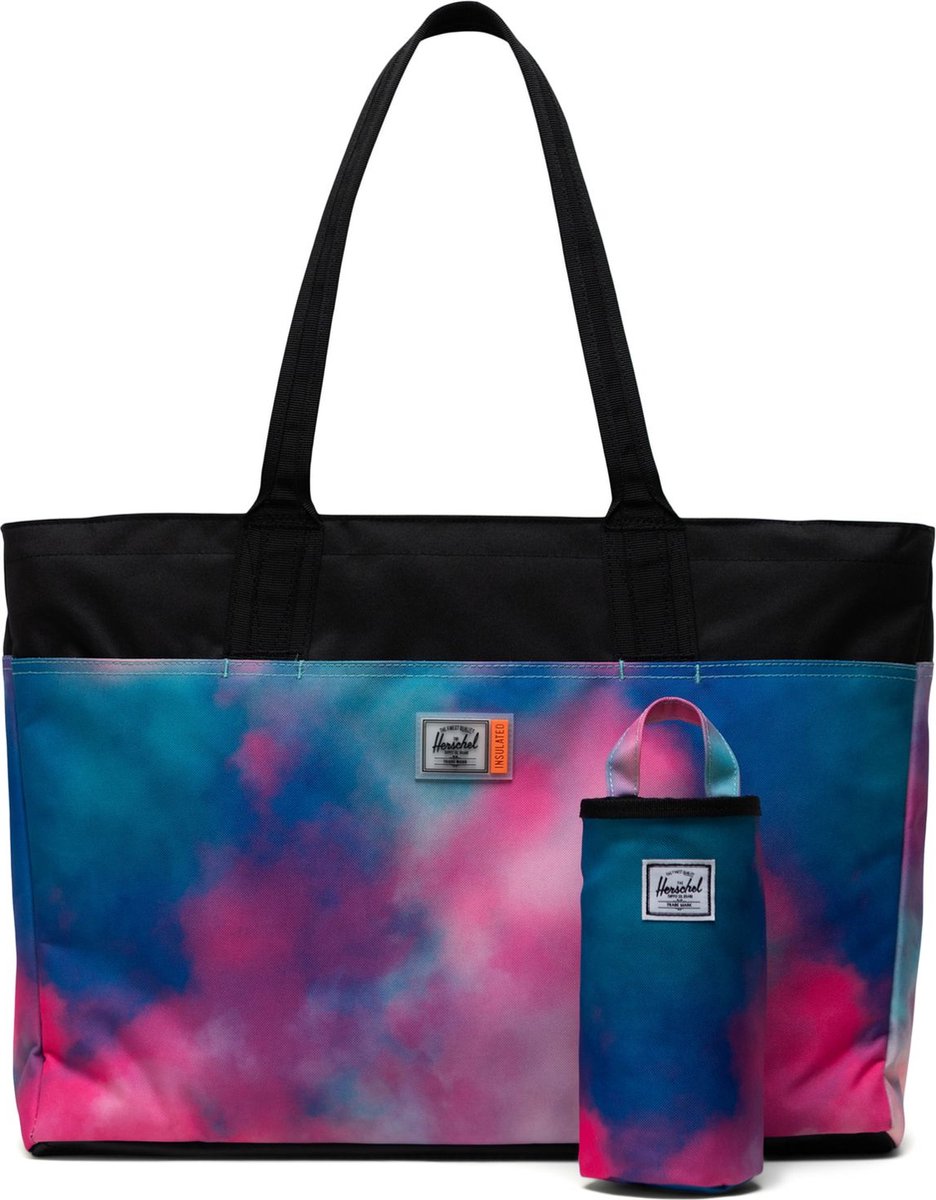 Herschel Thermische zak Schoudertas Alexander Zip Tote Cloudburst Neon Kleurrijke