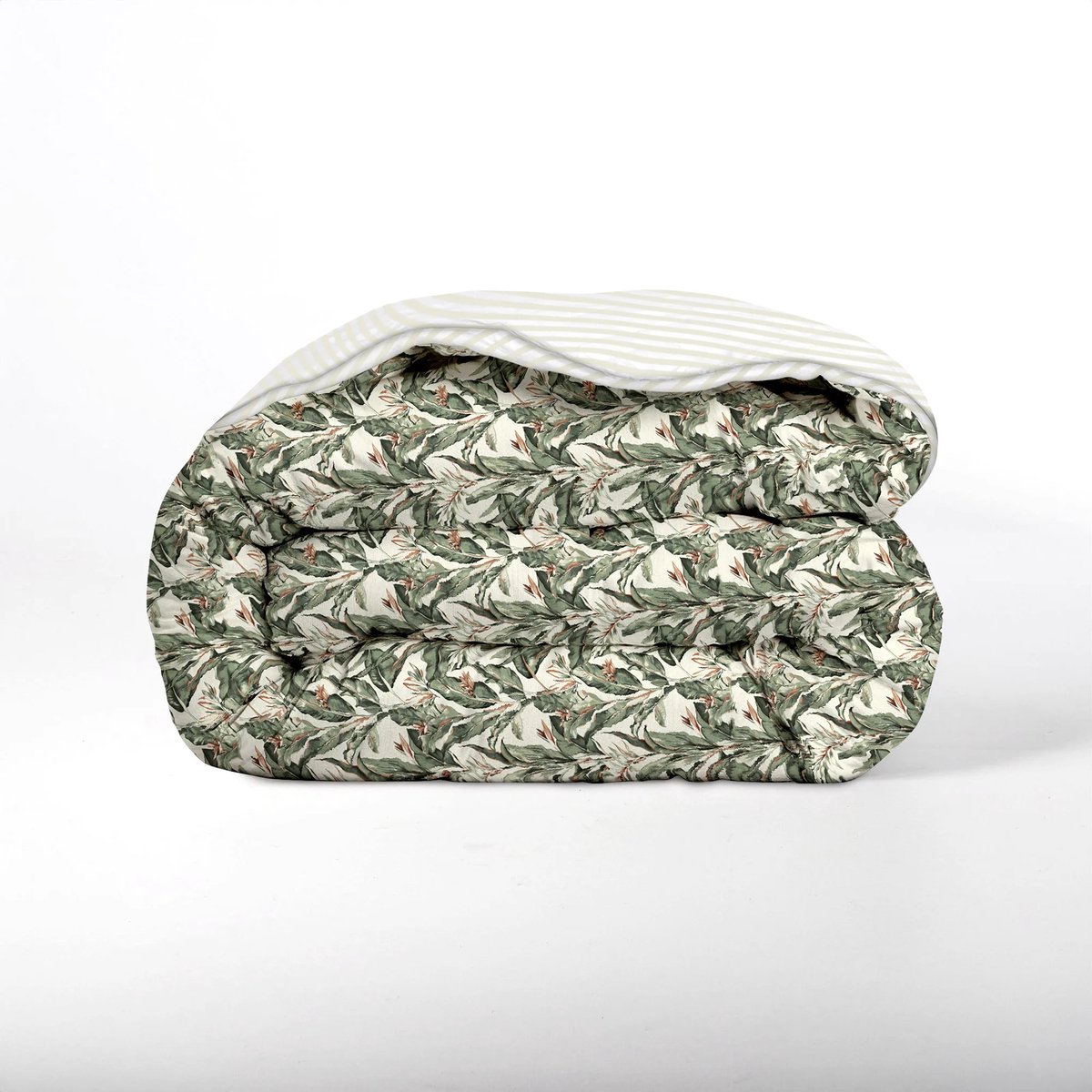Decoware Easy dekbed en overtrek in 1 - Floral Green - 300gsm - 240x200 cm