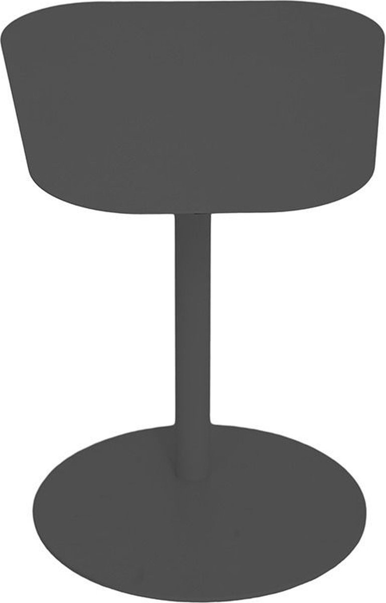 Sens-Line Table d'appoint Boris - Acier anthracite - 50x38x50 cm