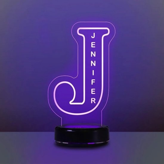 Letterlamp led met naam - decolamp - gepersonaliseerd - ABC van Merkloos — afbeelding 4