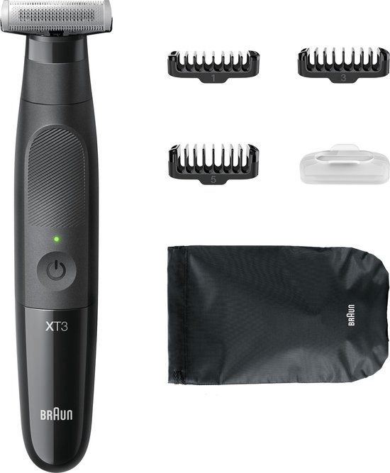 Braun All-in-One Series X XT3100 +5 Stylingtools - 4D Flex Scheerblad - Style & Scheer - Zwart