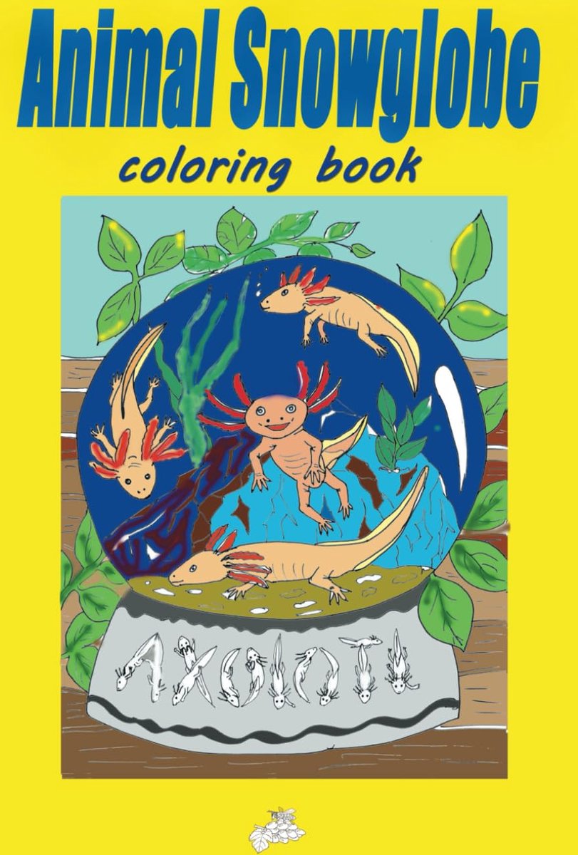 Animal Snowglobe Coloringbook