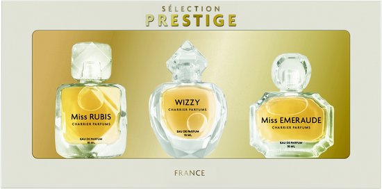 Cadeau TIP - Luxe Franse Eau de Parfum - Selection Prestige - een schitterende luxe 3 delige miniatuurset.