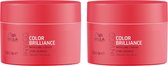 Wella Invigo Color Brilliance Mask Gekleurd & Fijn Haar 150ML - 2 Stuks - Voordeelverpakking