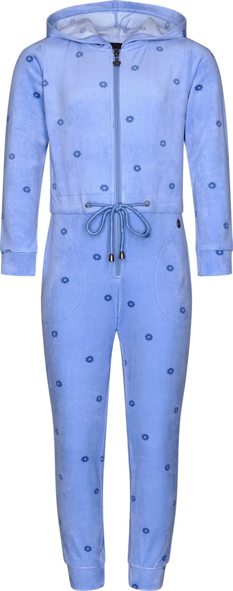 Rebelle Jumpsuit - Velours - Fleece blauw