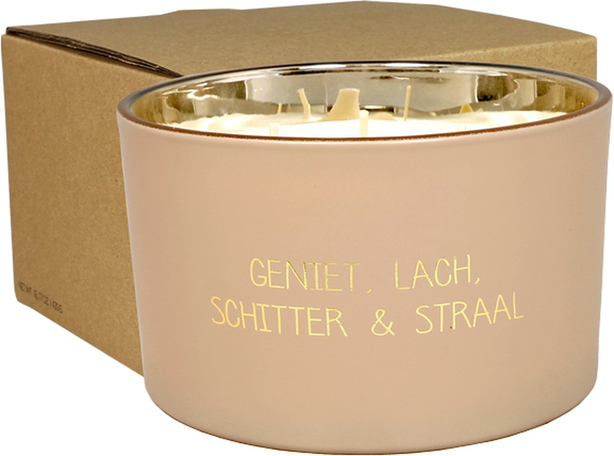 My Flame - Kaars - Geniet, lach, schitter en straal - Green tea time