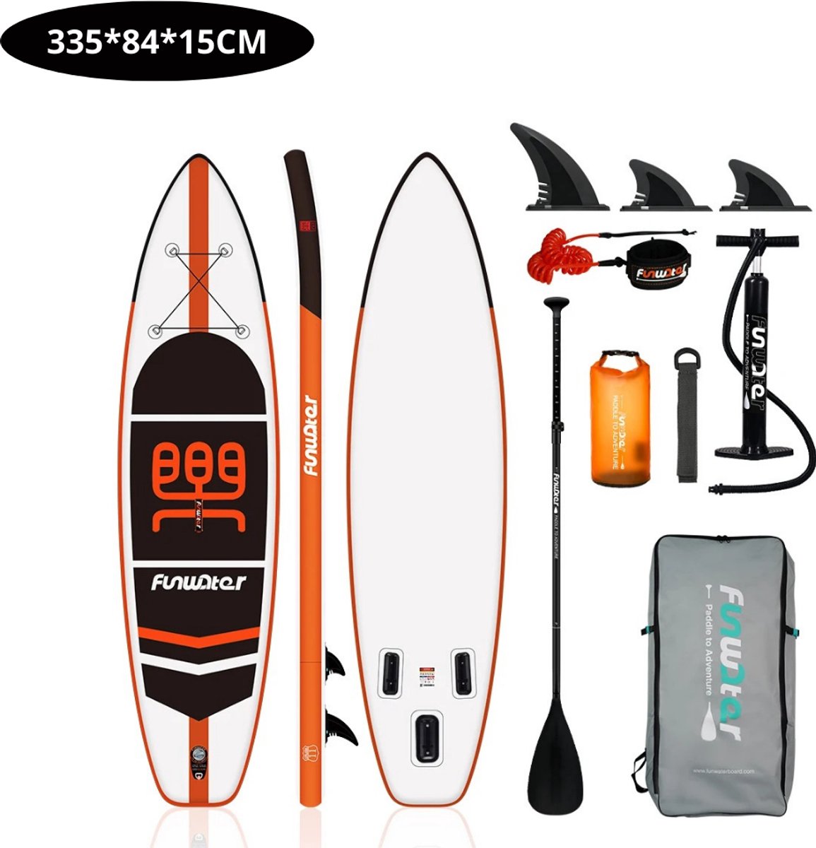 Livano Sup Board - Opblaasbaar - Supboard - Sup Boards - Paddle - Kayak - Inclusief Accessoires - 335cm
