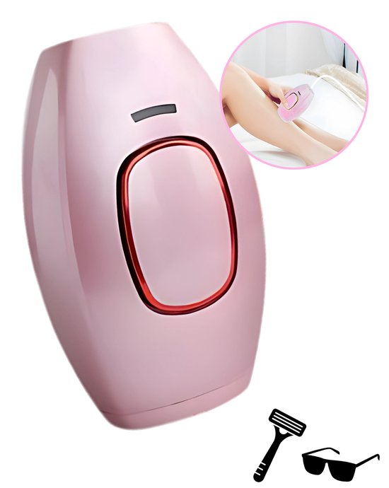 GoGoldPro® – IPL – Ontharingsapparaat – Lichtontharing – IPL ontharing – Zwart, Wit & Roze – 999.999 Flitsen + Gratis Zonnebril & Scheermes