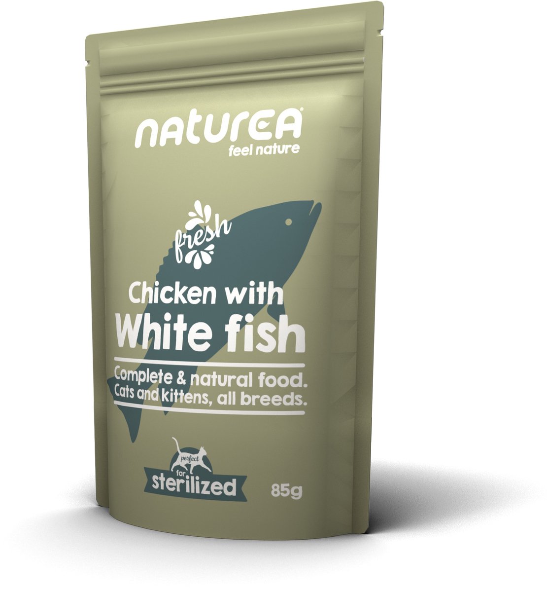 Naturea - Natvoer - Witvis - Zakje - 85GR - 1ST