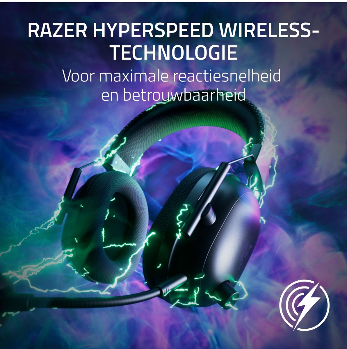 Razer BlackShark V2 Pro (2023) - Draadloze Gaming Headset - Bluetooth/2.4 GHz - PS5/PS4/PC - Zwart thumbnail 3