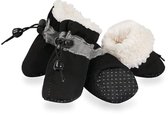Set Van 4 - Hondenschoenen - Pootbeschermer Sokken - Voor Honden - Warme Hondenschoenen - Duurzaam - Met Gripzolen - Reflecterende Banden - zwart - verdikken - Nylondoek - 3.5*2.5cm