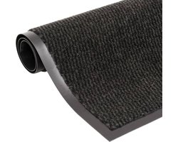 Schoonloopmat 120 x 180 cm - antraciet / zwart