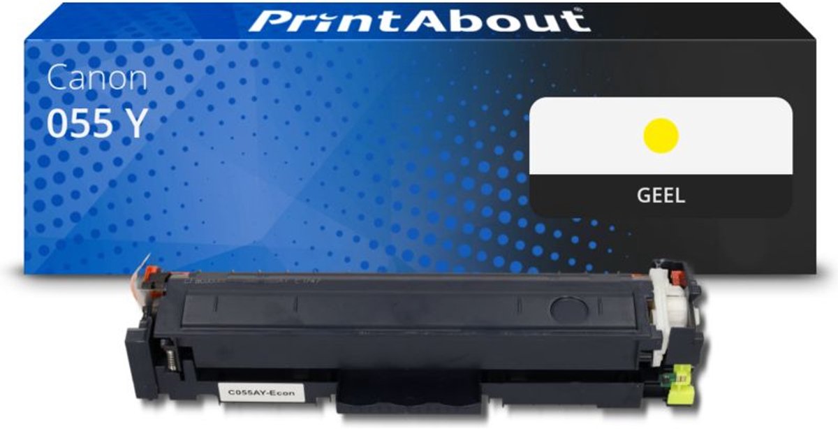PrintAbout Huismerk Canon 055 Y Toner Geel