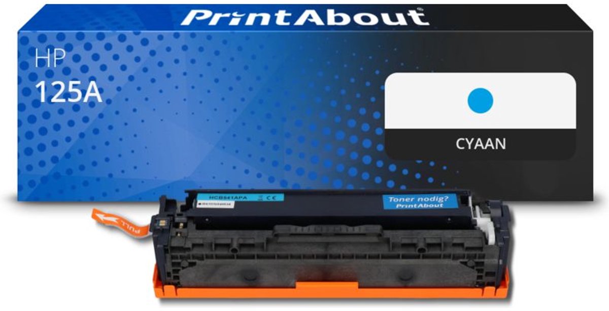 HP 125A (CB541A) toner cyaan Huismerk