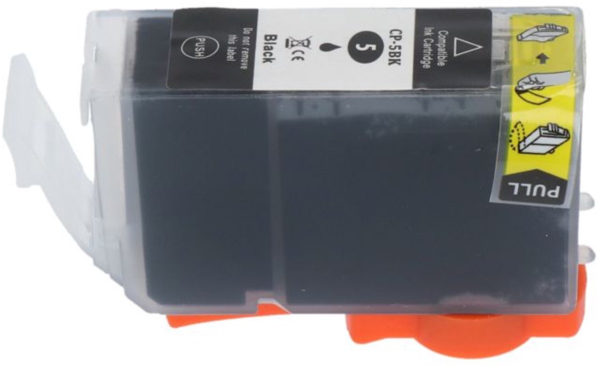 PrintAbout huismerk Inktcartridge PGI-5BK Zwart geschikt voor Canon