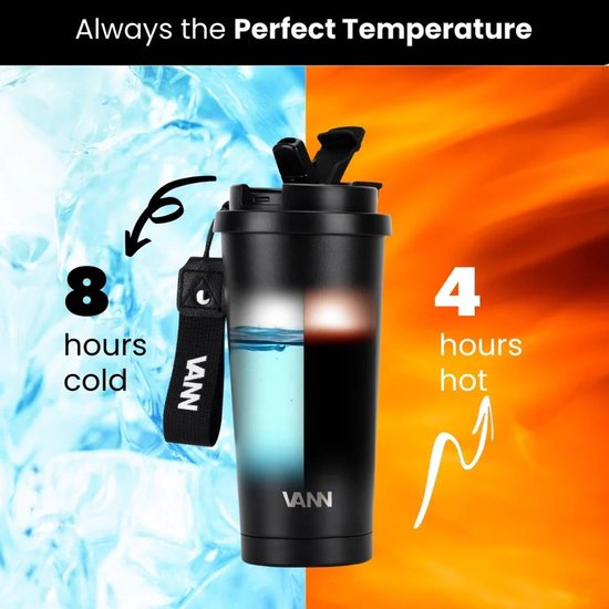 Thermosbeker Contigo Leighton Kids met Rietje Blauw 420 ml Thermosbeker Contigo Leighton Kids met Rietje Blauw 420 ml