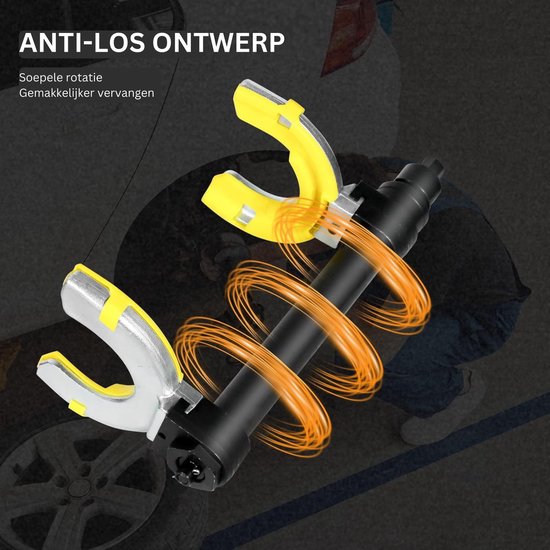 Compresseur de ressorts CCLIFE McPherson 300 mm, outil d'amortisseur avec protection en plastique, capacité de charge 1050 kg