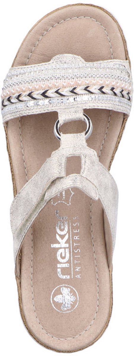 Rieker -Dames - goud - slippers & muiltjes - maat 36
