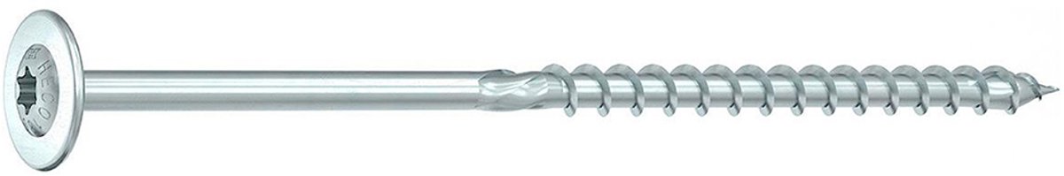 HECO-TOPIX-plus Schroeven 8,0 x 160, tellerkop XL, Torx, DD, A3K, 50 st.