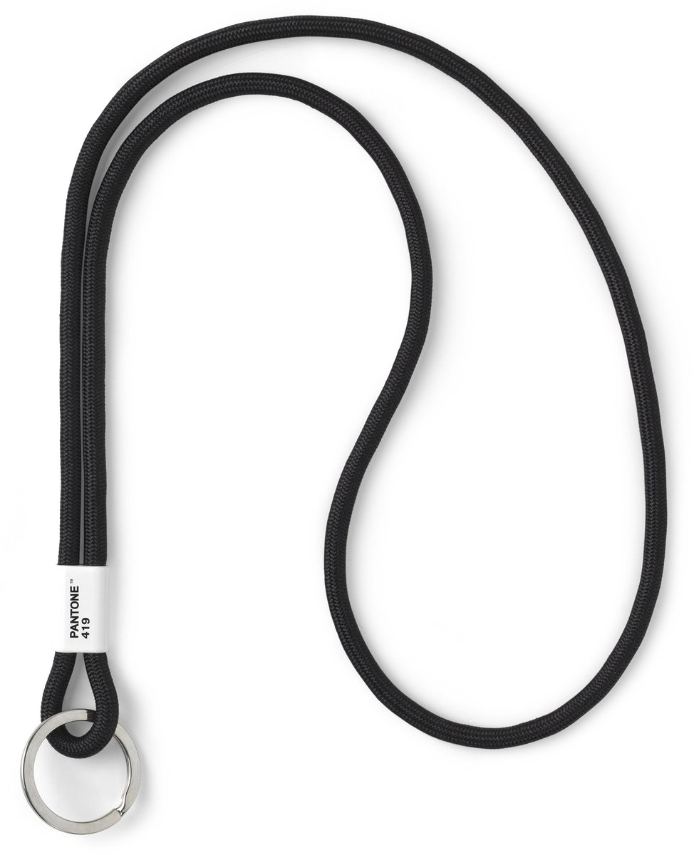 Pantone Sleutelhanger - Groot - 480 x 33 mm - Black 419 C