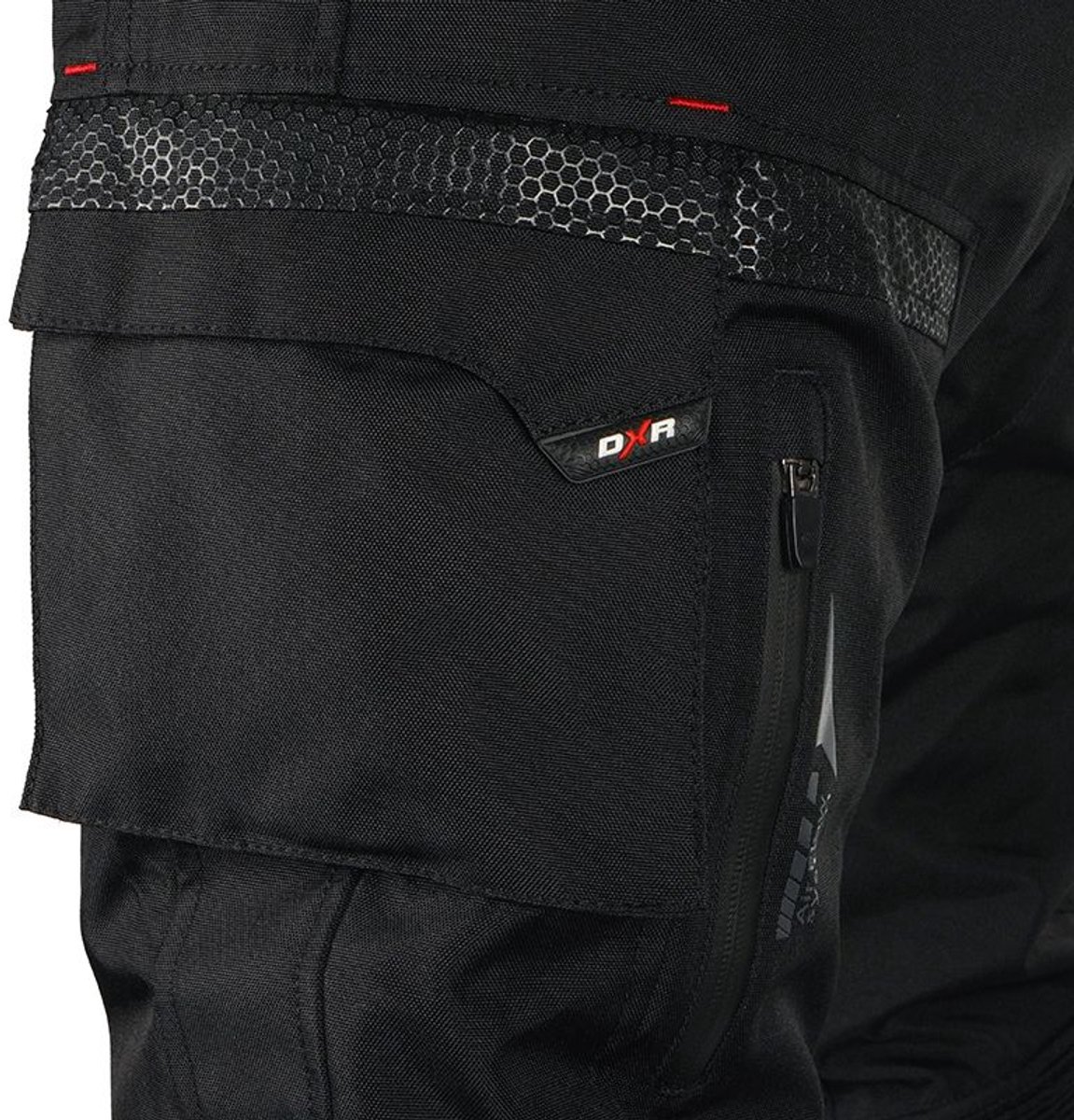 DXR Motorbroek - Roadtrip Pant - Zwart - S – foto 2