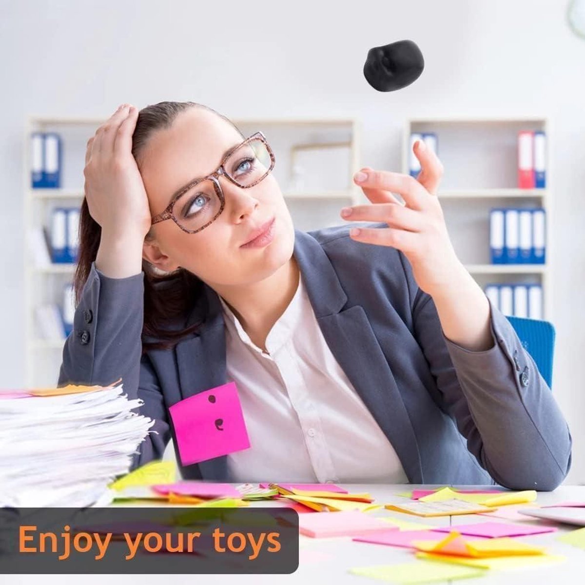 GOODS GADGETS Cube anti-stress, jouet de motricité manuelle, de