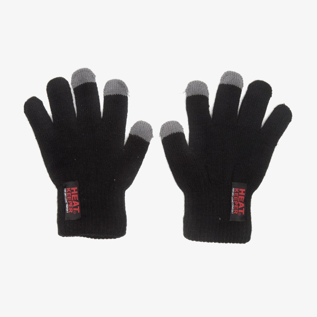 Thinsulate kinder handschoenen met touchscreen tip - Zwart - Maat 158/164