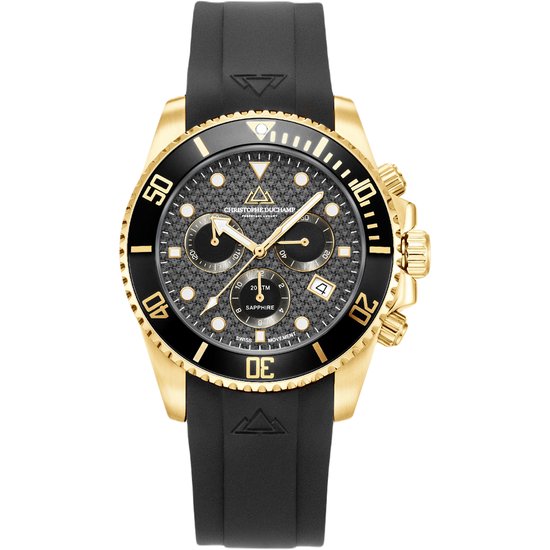 Luxe Mannenhorloge Marine Chrono Christophe Duchamp CD8202-05