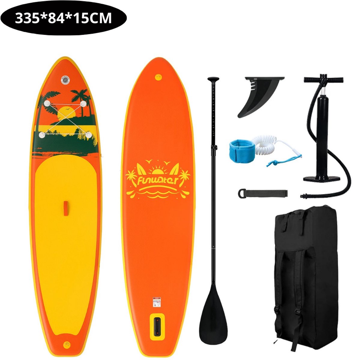 Bovista Sup Board - Opblaasbaar - Supboard - Sup Boards - Paddle - Kayak - Inclusief Accessoires - 335cm