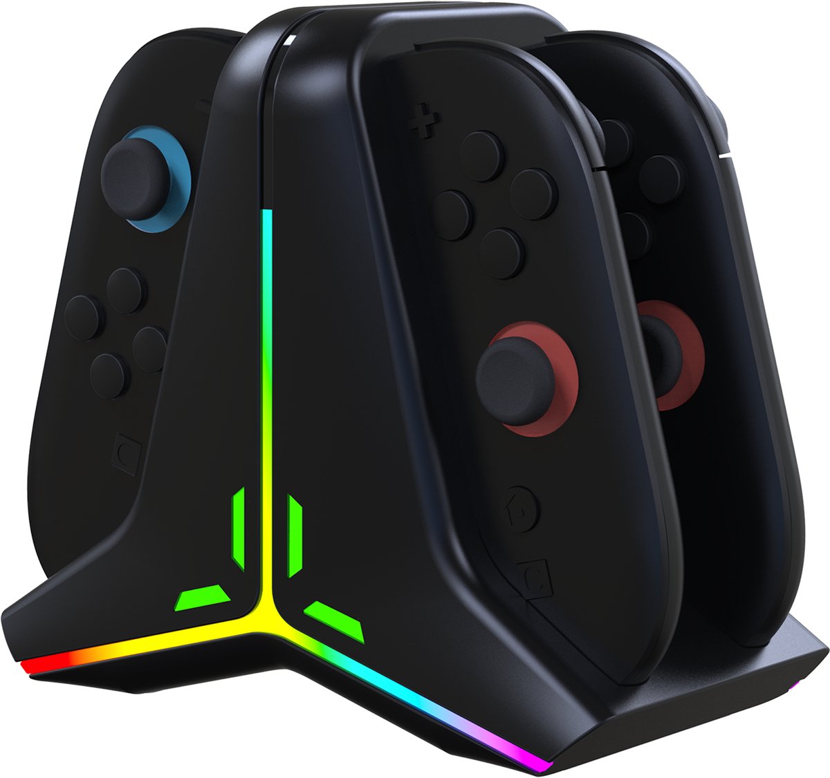 Snakebyte Quad Charge S2 - Oplaadstation - 4 Joy-Con - Geschikt voor Nintendo Switch 2 - RGB