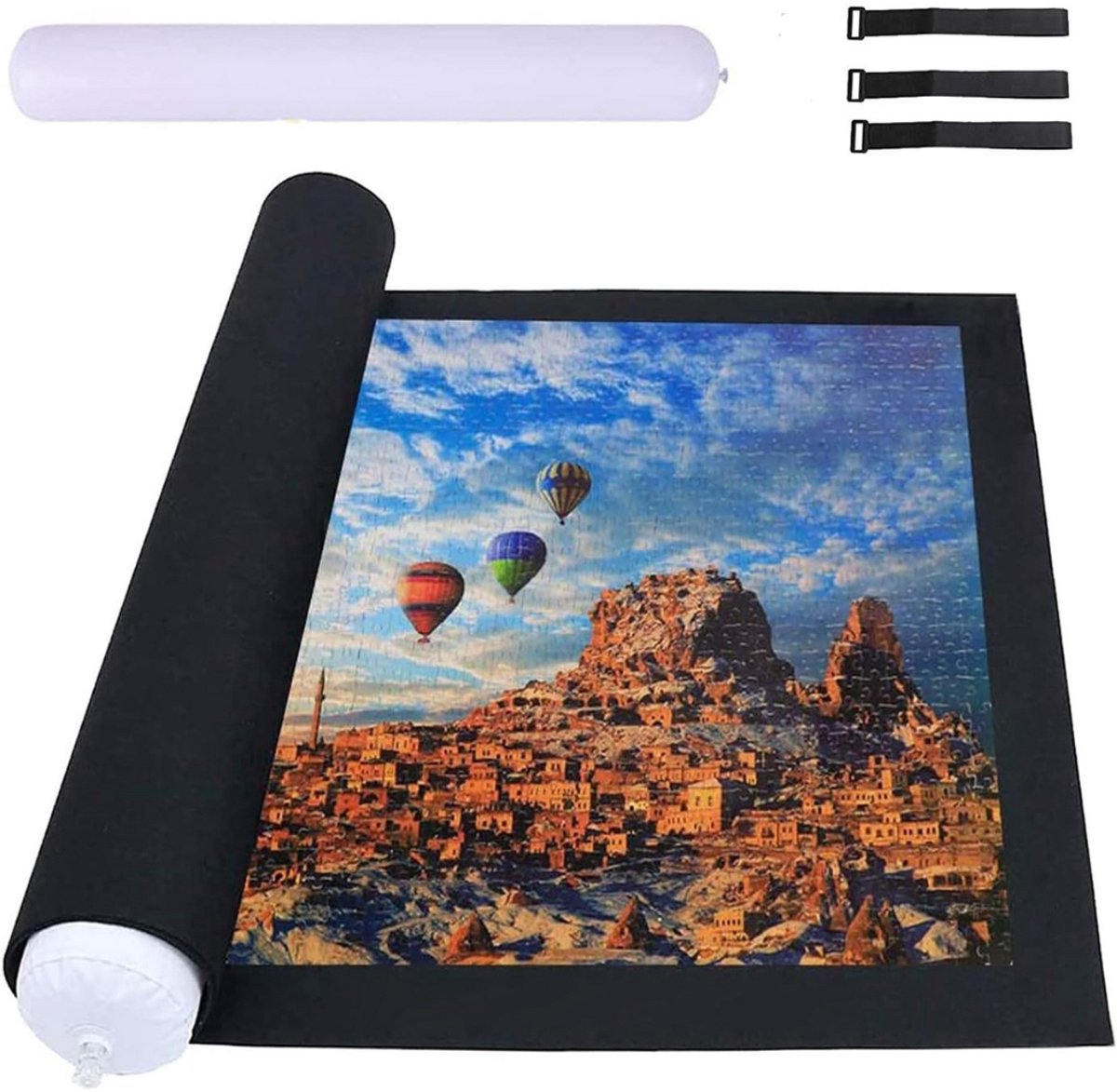 ApexArte® Puzzeltafel - Puzzelmat - Puzzelmap - Puzzelbord - 1500 Stukjes - Zwart