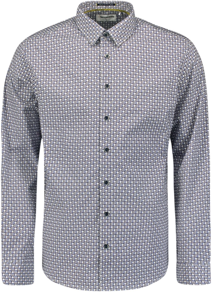 Bedrukt Stretch Shirt