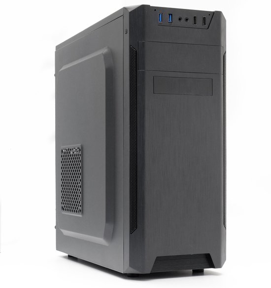 ATX Midi-Tower PC Behuizing - 2*USB2.0/ 2*USB3.0 - Zwart | bol