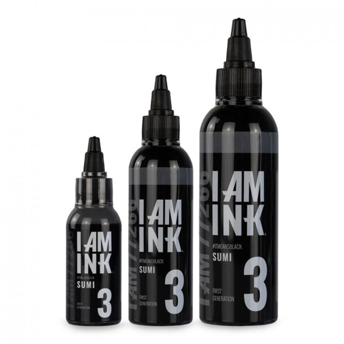 I AM INK - First Generation - #3 Sumi 50ml - Tattoo Ink